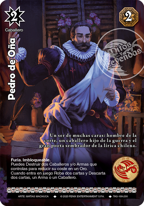 Pedro de Oña TAS-109 - Devastation Store | Devastation Store