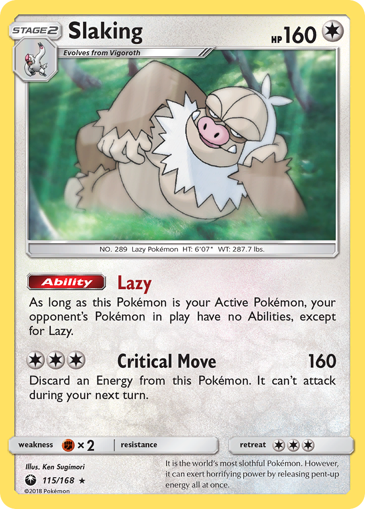 Slaking (115/168) [Sun & Moon: Celestial Storm] | Devastation Store