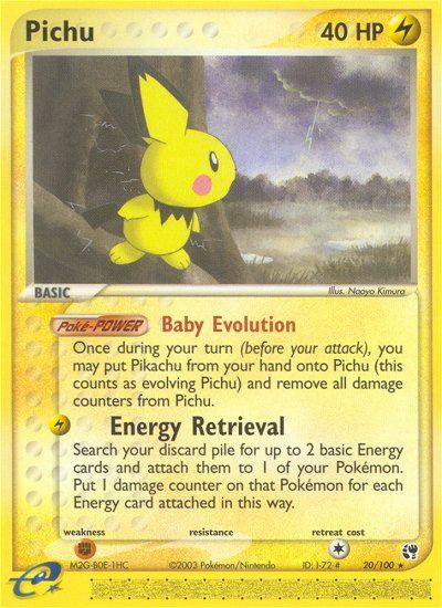 Pichu (20/100) [EX: Sandstorm] | Devastation Store