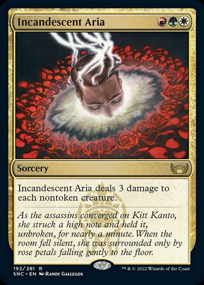 Incandescent Aria [Streets of New Capenna] | Devastation Store