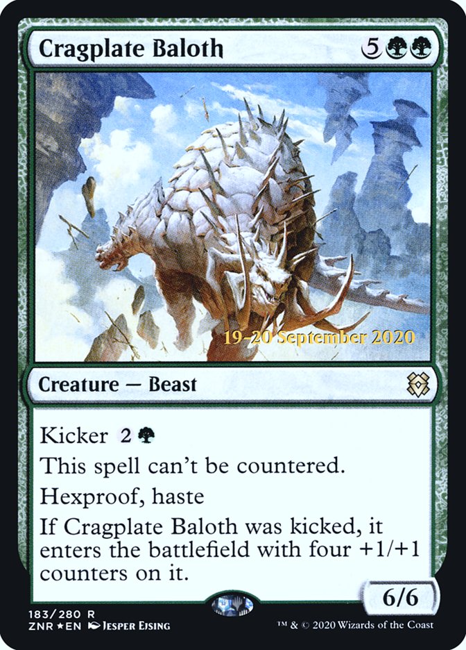 Cragplate Baloth [Zendikar Rising Prerelease Promos] | Devastation Store