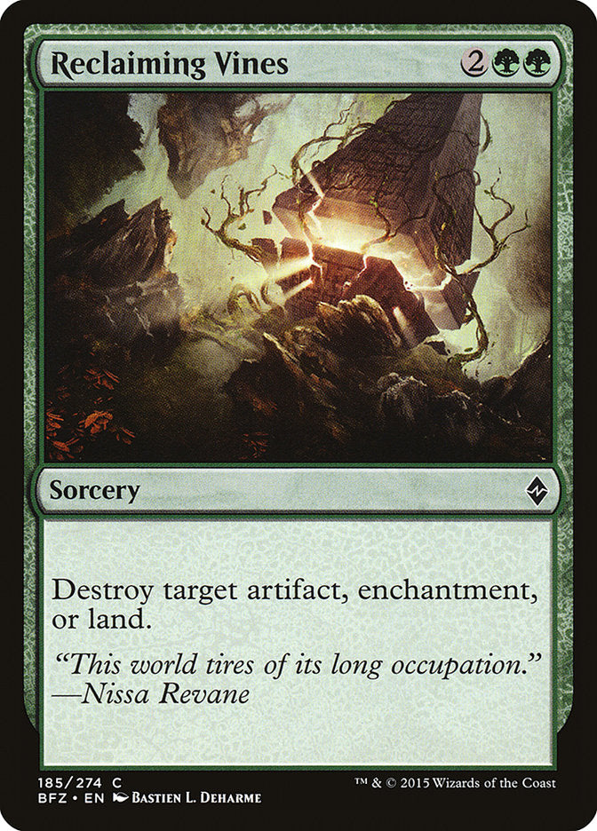 Reclaiming Vines [Battle for Zendikar] - Devastation Store | Devastation Store