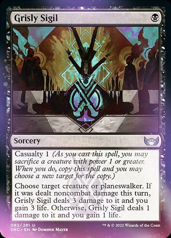 Grisly Sigil [Streets of New Capenna] | Devastation Store