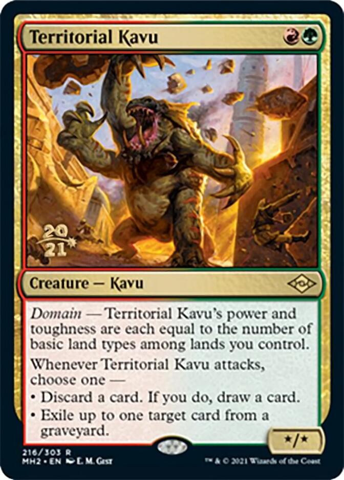 Territorial Kavu [Modern Horizons 2 Prerelease Promos] | Devastation Store