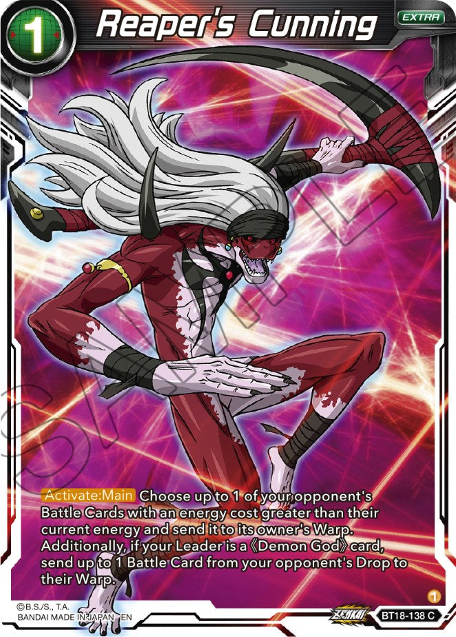 Reaper's Cunning (BT18-138) [Dawn of the Z-Legends] | Devastation Store