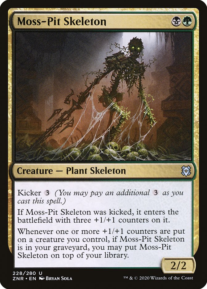 Moss-Pit Skeleton [Zendikar Rising] | Devastation Store
