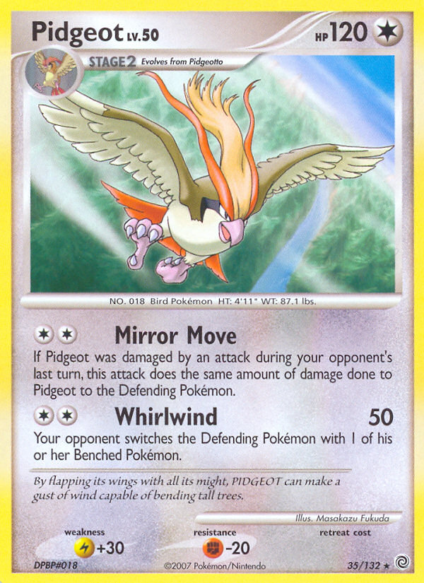 Pidgeot (35/132) [Diamond & Pearl: Secret Wonders] | Devastation Store