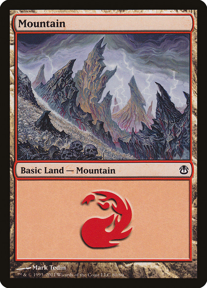 Mountain (80) [Duel Decks: Ajani vs. Nicol Bolas] | Devastation Store