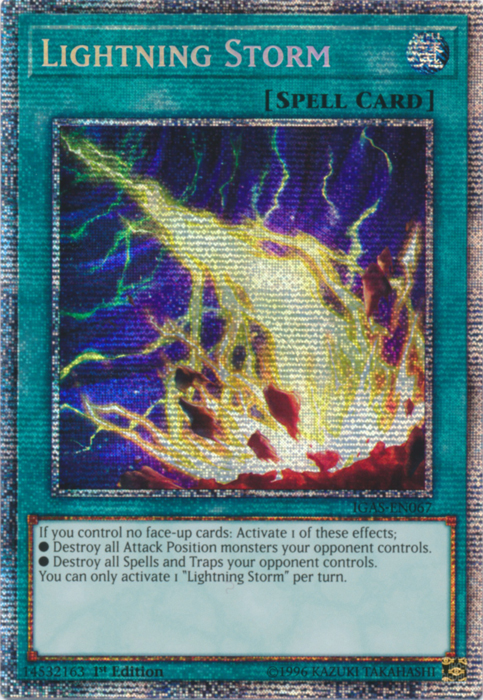Lightning Storm [IGAS-EN067] Starlight Rare | Devastation Store