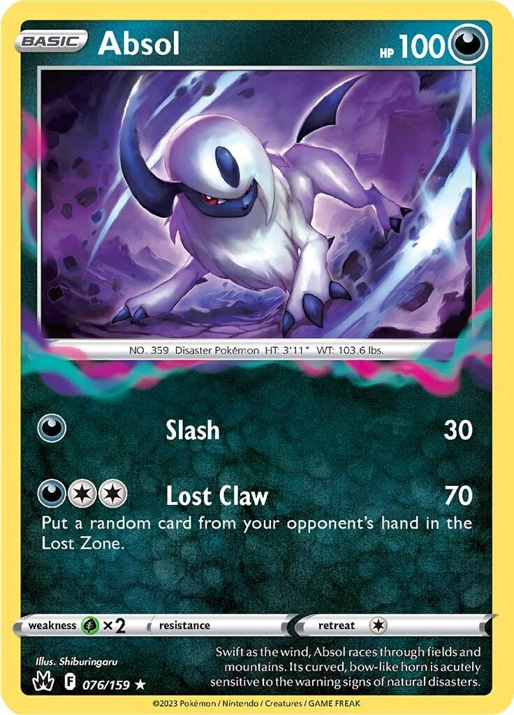 Absol (076/159) [Sword & Shield: Crown Zenith] | Devastation Store