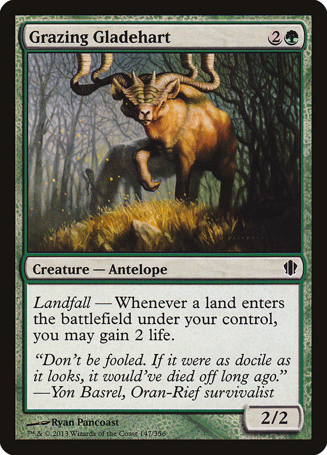 Grazing Gladehart [Commander 2013] | Devastation Store