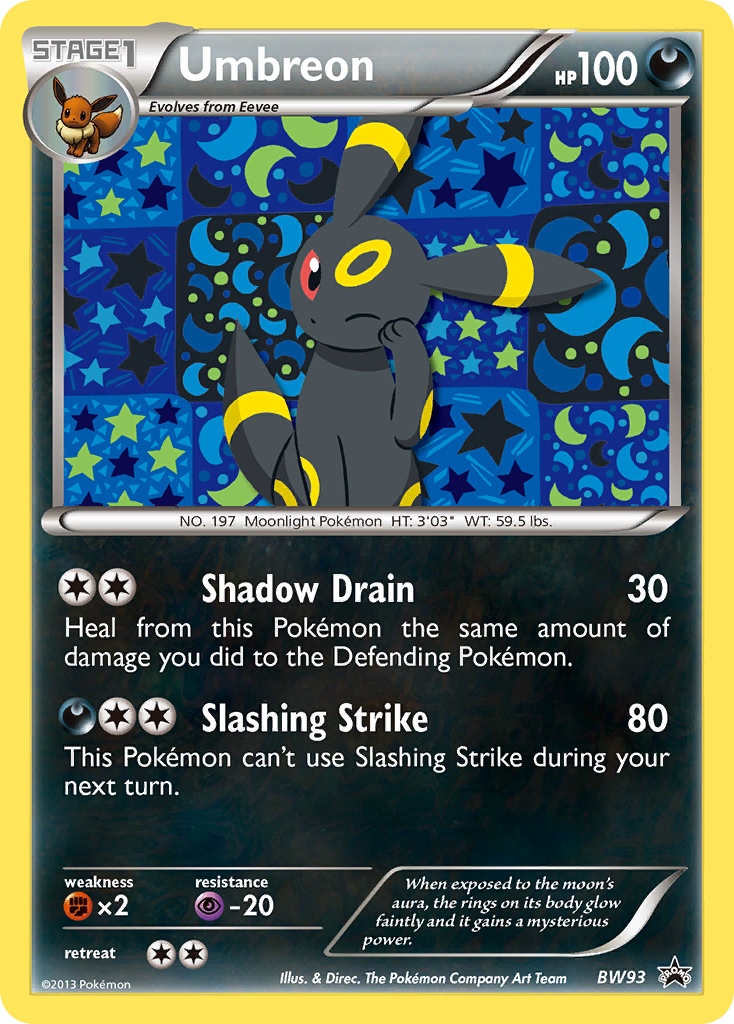 Umbreon (BW93) [Black & White: Black Star Promos] | Devastation Store