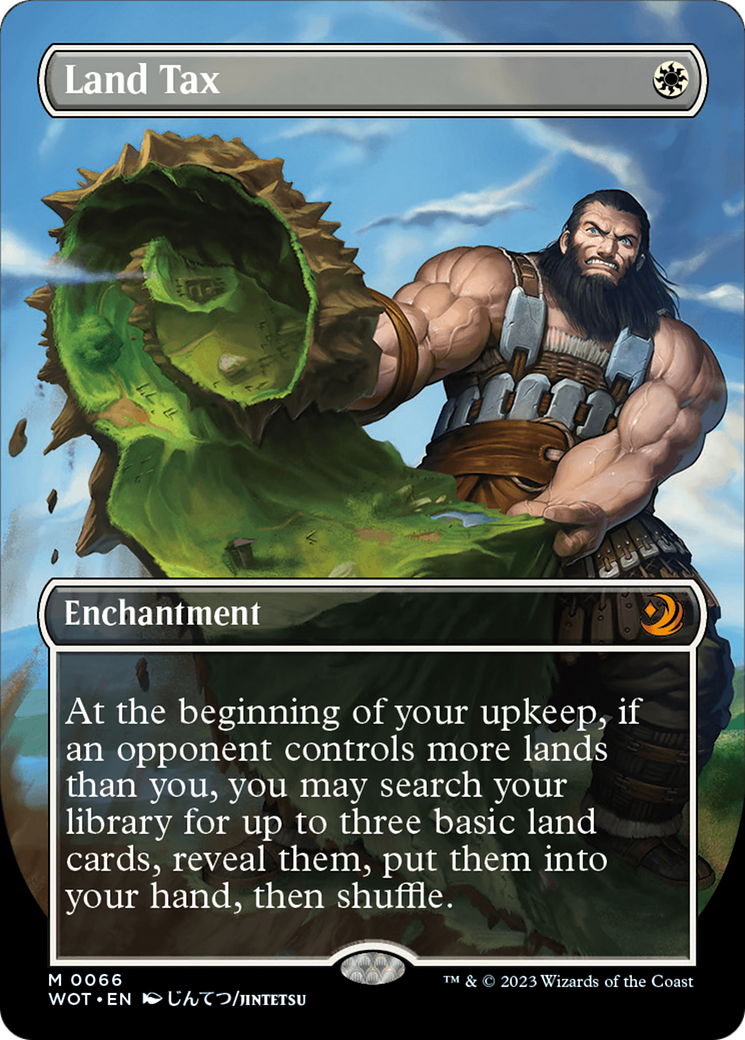 Land Tax (Anime Borderless) [Wilds of Eldraine: Enchanting Tales] | Devastation Store