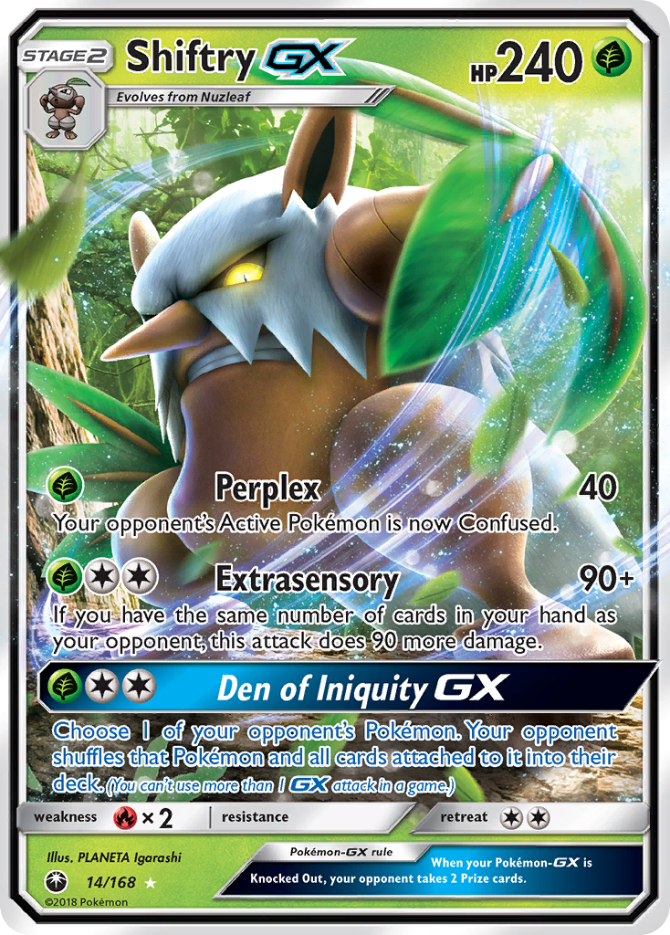 Shiftry GX (14/168) [Sun & Moon: Celestial Storm] | Devastation Store