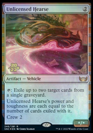 Unlicensed Hearse [Streets of New Capenna Prerelease Promos] | Devastation Store