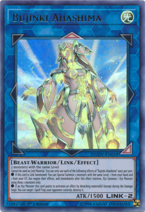 Bujinki Ahashima [DUOV-EN018] Ultra Rare | Devastation Store
