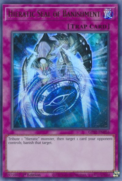 Hieratic Seal of Banishment [GFTP-EN056] Ultra Rare | Devastation Store