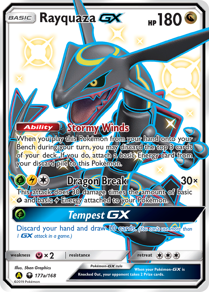 Rayquaza GX (177a/168) [Alternate Art Promos] | Devastation Store