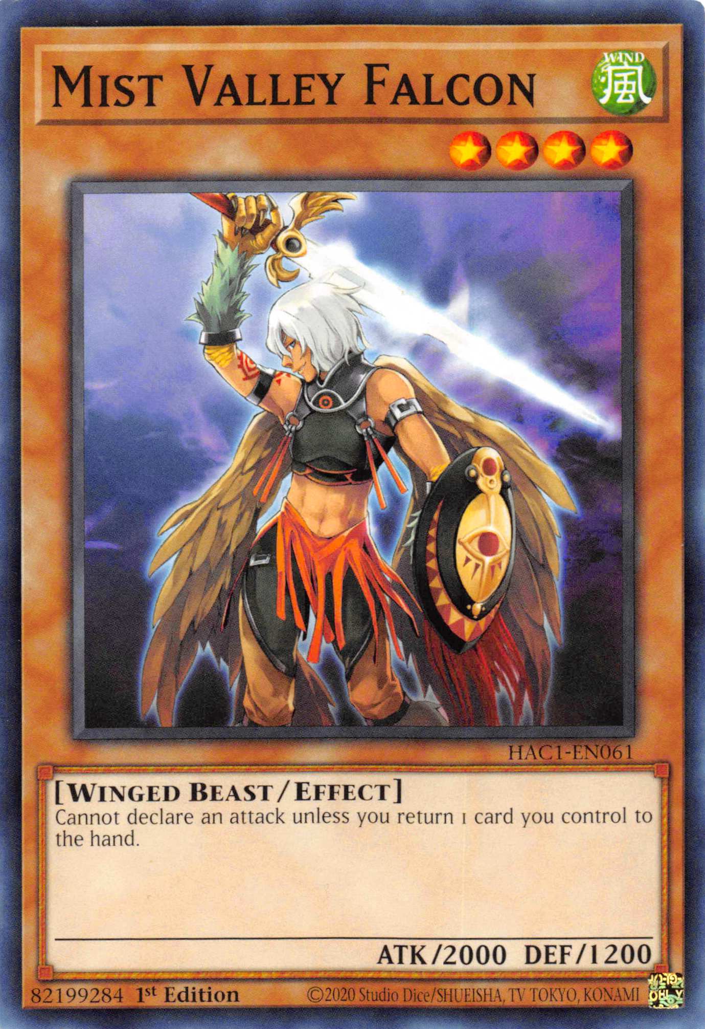 Mist Valley Falcon [HAC1-EN061] Common | Devastation Store