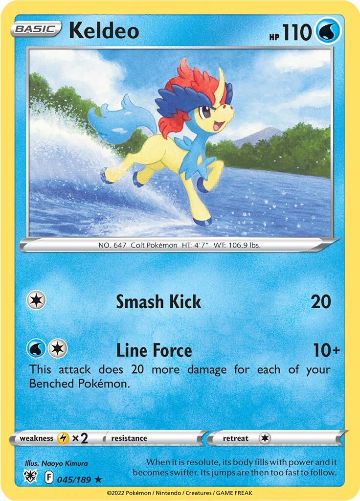 Keldeo (045/189) [Sword & Shield: Astral Radiance] | Devastation Store