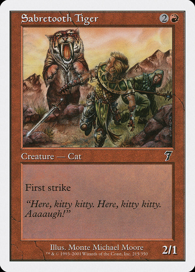 Sabretooth Tiger [Seventh Edition] - Devastation Store | Devastation Store