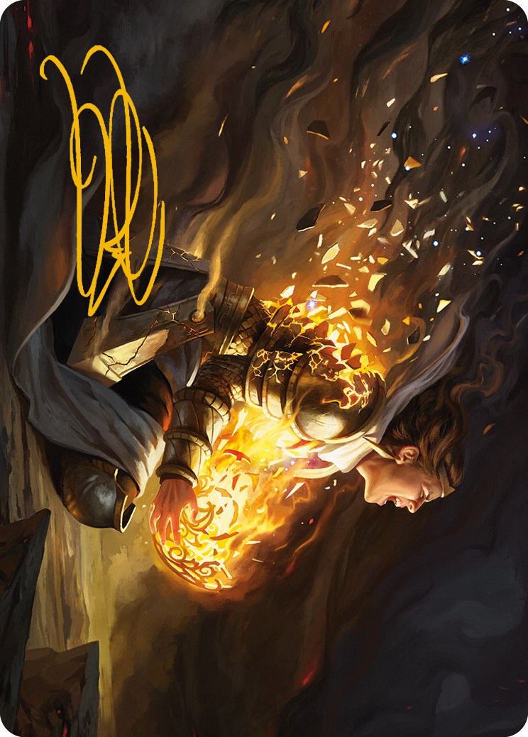 Vanish into Eternity Art Card (Gold-Stamped Signature) [Phyrexia: All Will Be One Art Series] | Devastation Store