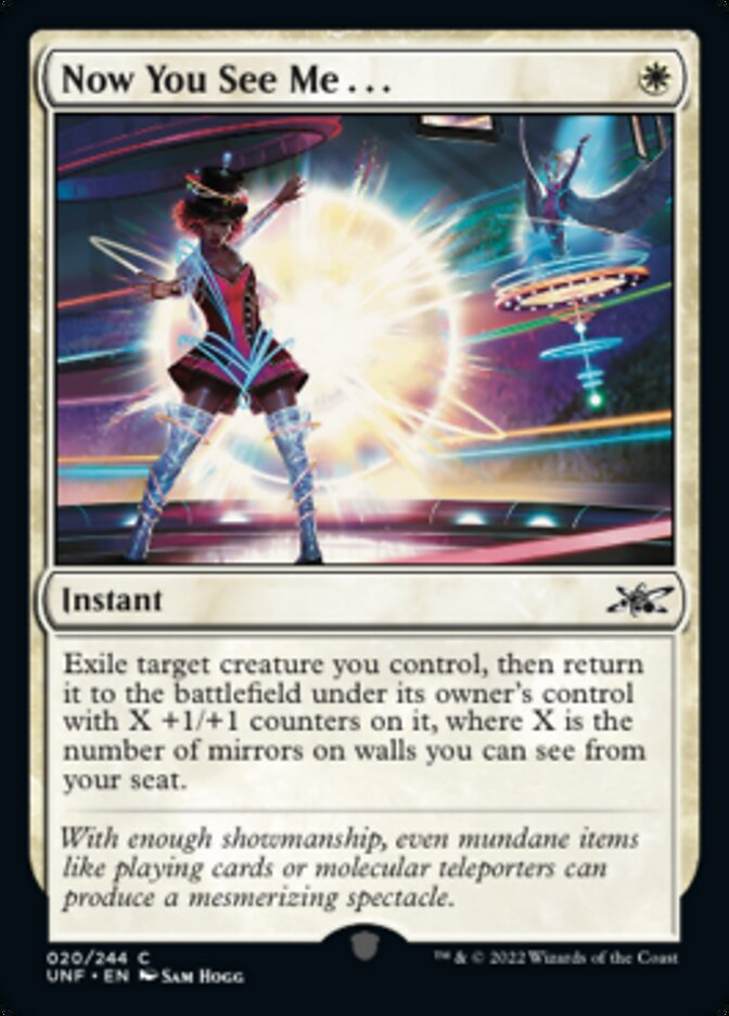 Now You See Me . . . [Unfinity] | Devastation Store