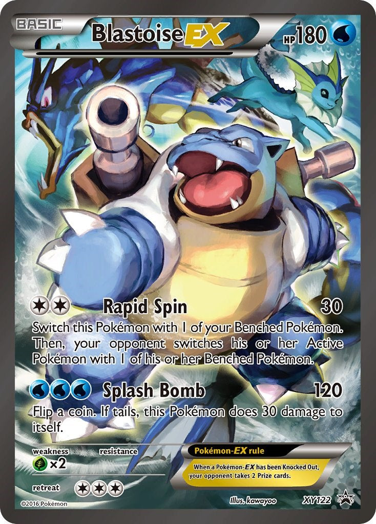 Blastoise EX (XY122) (Jumbo Card) [XY: Black Star Promos] | Devastation Store