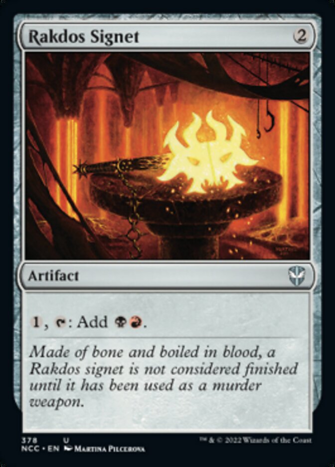 Rakdos Signet [Streets of New Capenna Commander] | Devastation Store