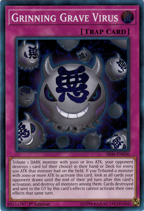 Grinning Grave Virus [SR06-EN030] Super Rare | Devastation Store