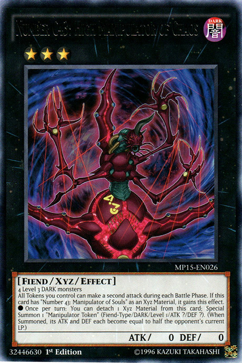 Number C43: High Manipulator of Chaos [MP15-EN026] Rare | Devastation Store