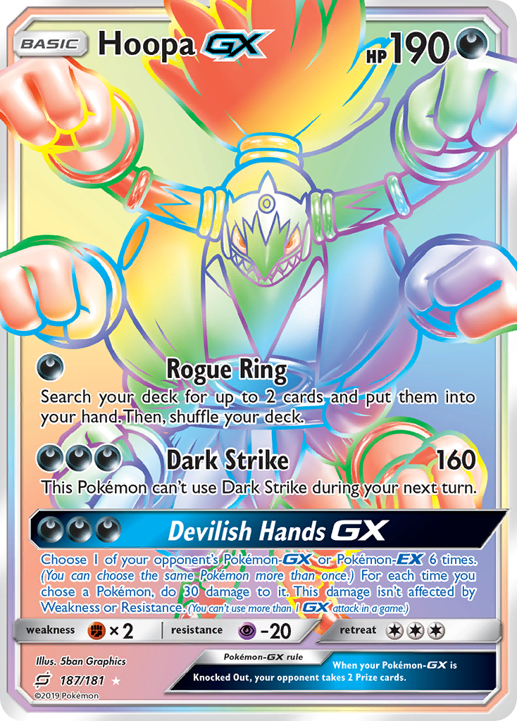 Hoopa GX (187/181) [Sun & Moon: Team Up] | Devastation Store