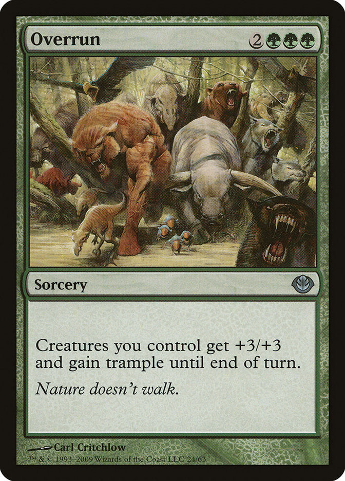 Overrun [Duel Decks: Garruk vs. Liliana] | Devastation Store