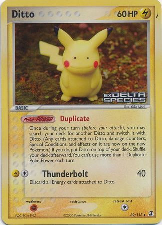 Ditto (39/113) (Stamped) [EX: Delta Species] | Devastation Store