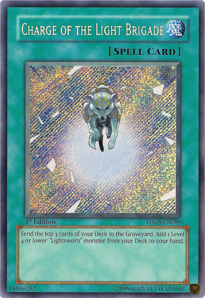 Charge of the Light Brigade [TDGS-EN089] Secret Rare | Devastation Store