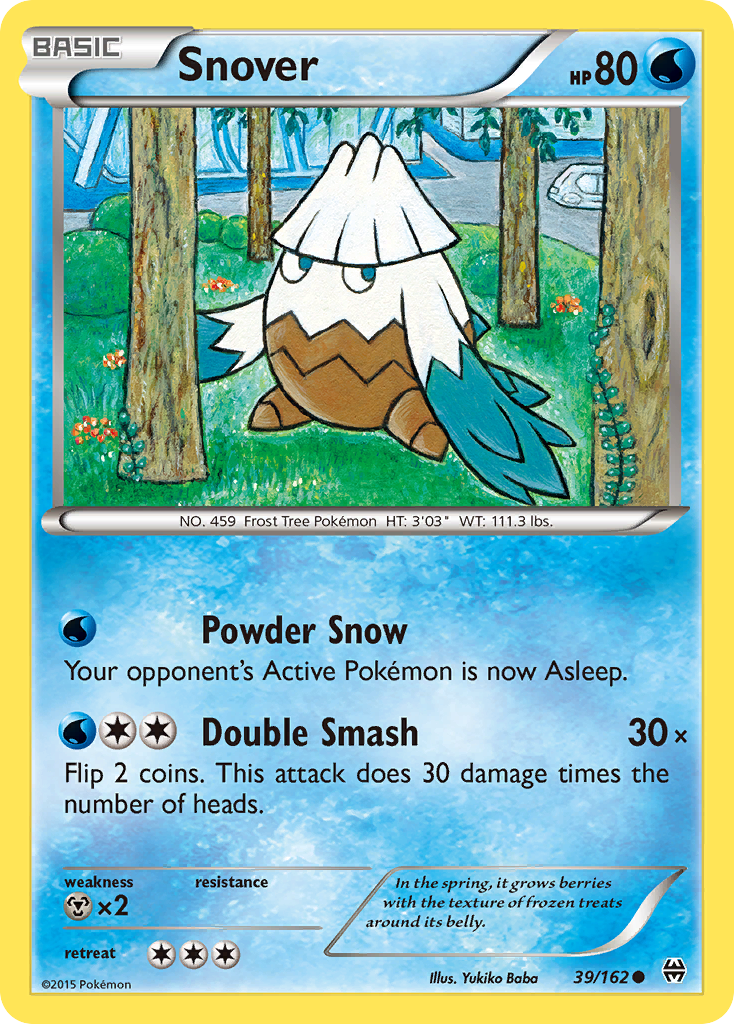 Snover (39/162) [XY: BREAKthrough] | Devastation Store