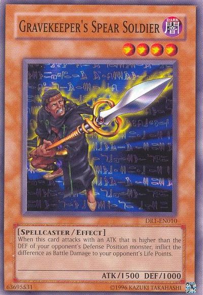 Gravekeeper's Spear Soldier [DR1-EN010] Common | Devastation Store