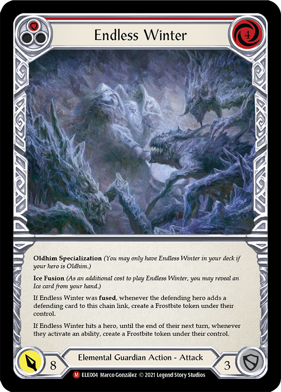 Endless Winter [ELE004] (Tales of Aria)  1st Edition Normal | Devastation Store