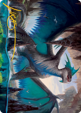 Murktide Regent Art Card (Gold-Stamped Signature) [Modern Horizons 2 Art Series] | Devastation Store