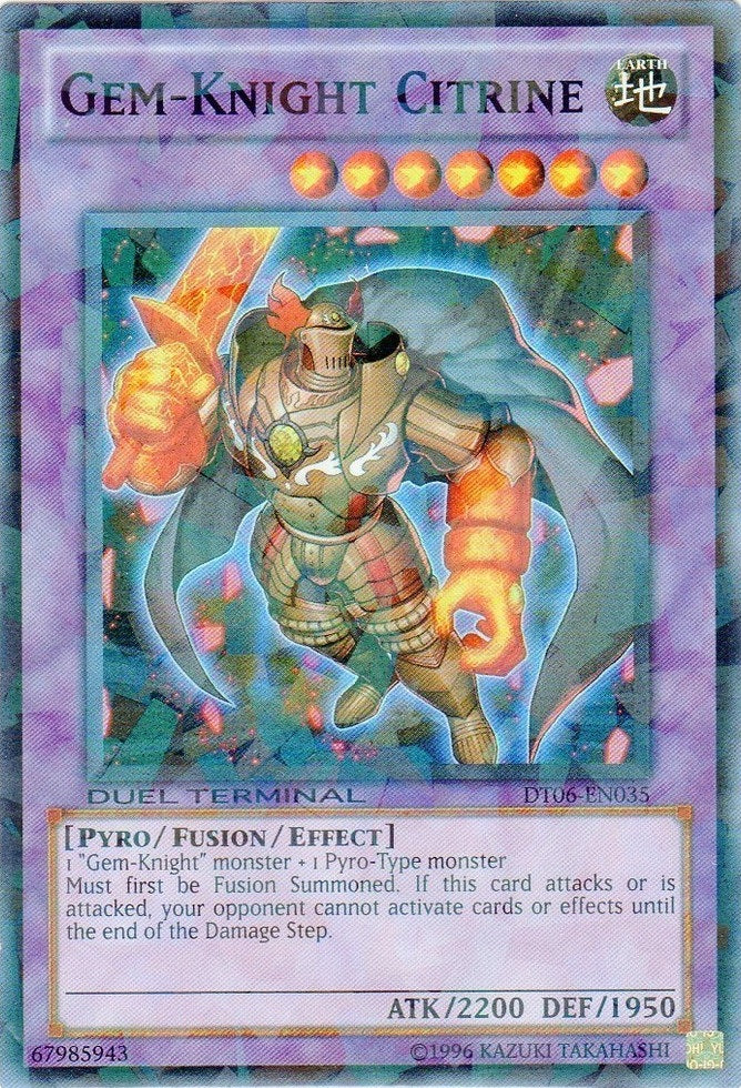 Gem-Knight Citrine [DT06-EN035] Super Rare | Devastation Store
