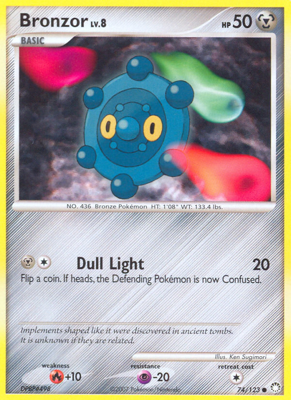 Bronzor (74/123) [Diamond & Pearl: Mysterious Treasures] | Devastation Store