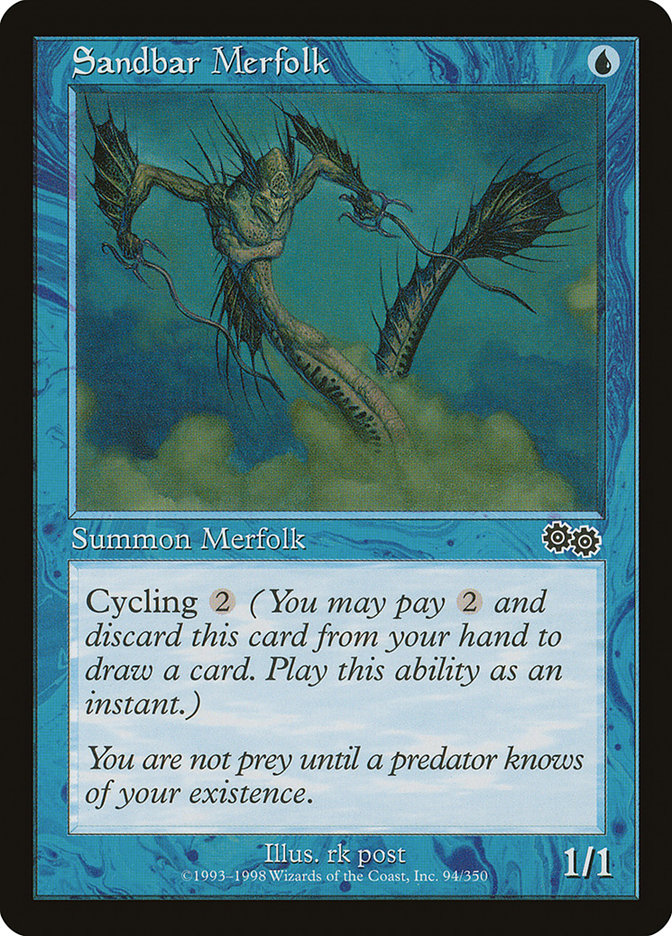 Sandbar Merfolk [Urza's Saga] - Devastation Store | Devastation Store