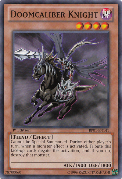 Doomcaliber Knight [BP01-EN141] Common | Devastation Store