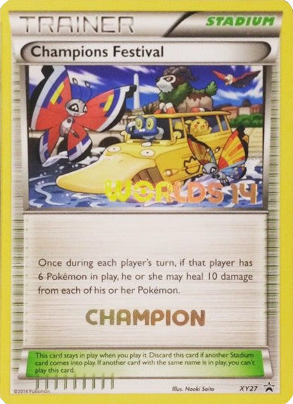 Champions Festival (XY27) (2014 Champion) [XY: Black Star Promos] | Devastation Store