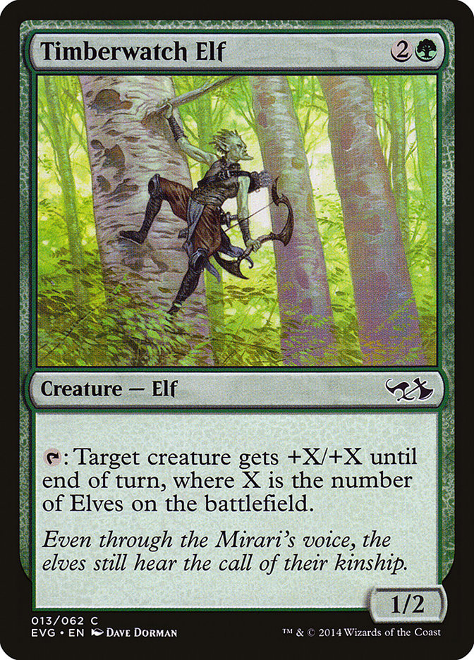 Timberwatch Elf (Elves vs. Goblins) [Duel Decks Anthology] - Devastation Store | Devastation Store