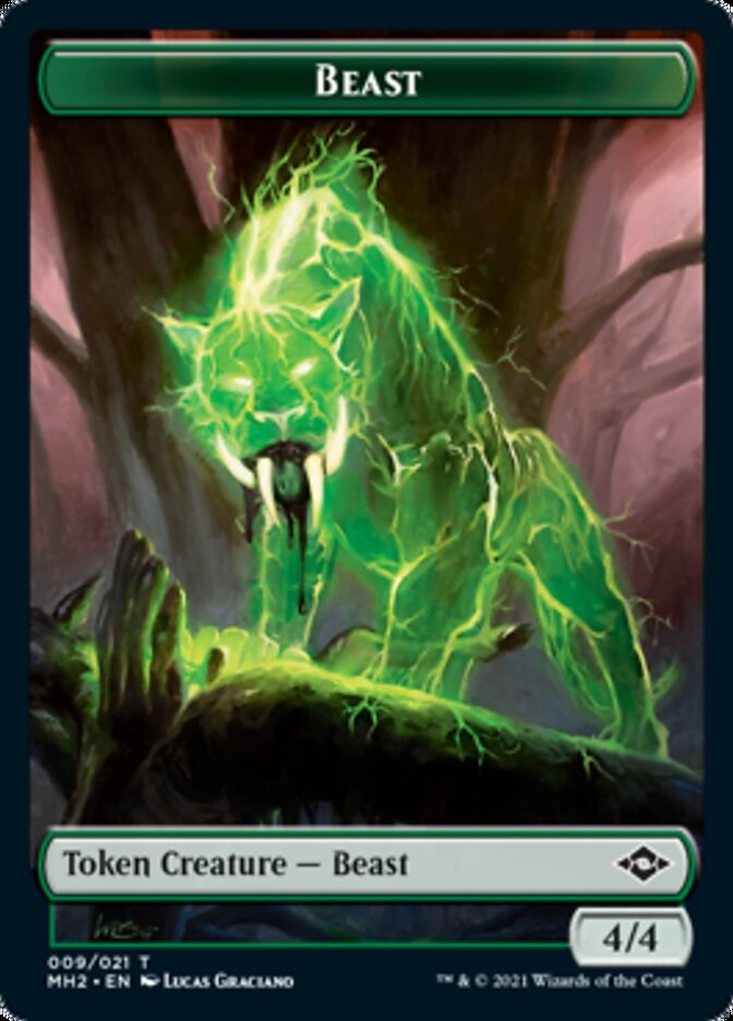 Beast Token // Squirrel Token [Modern Horizons 2 Tokens] | Devastation Store