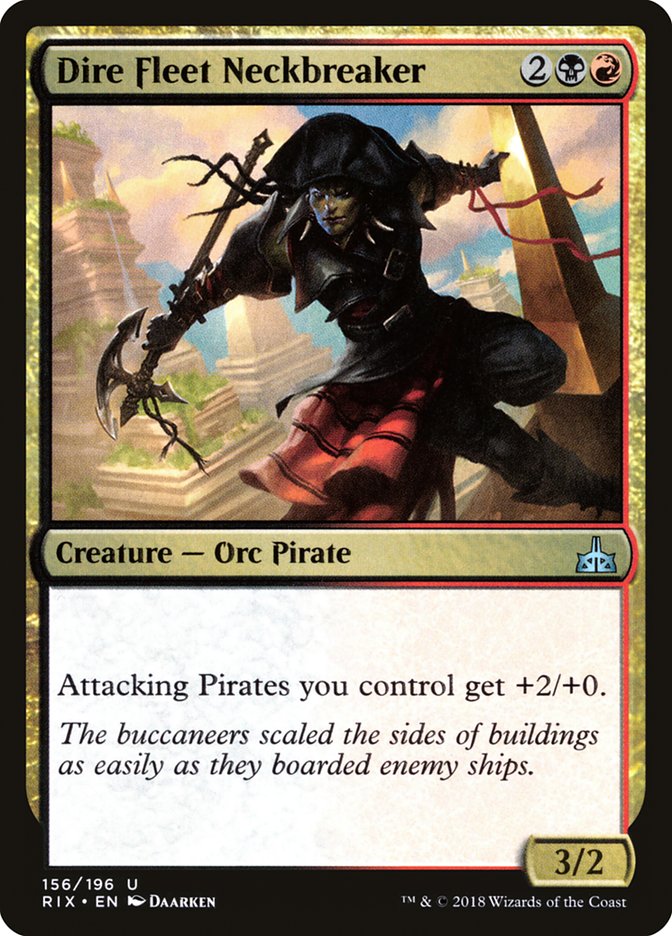 Dire Fleet Neckbreaker [Rivals of Ixalan] - Devastation Store | Devastation Store