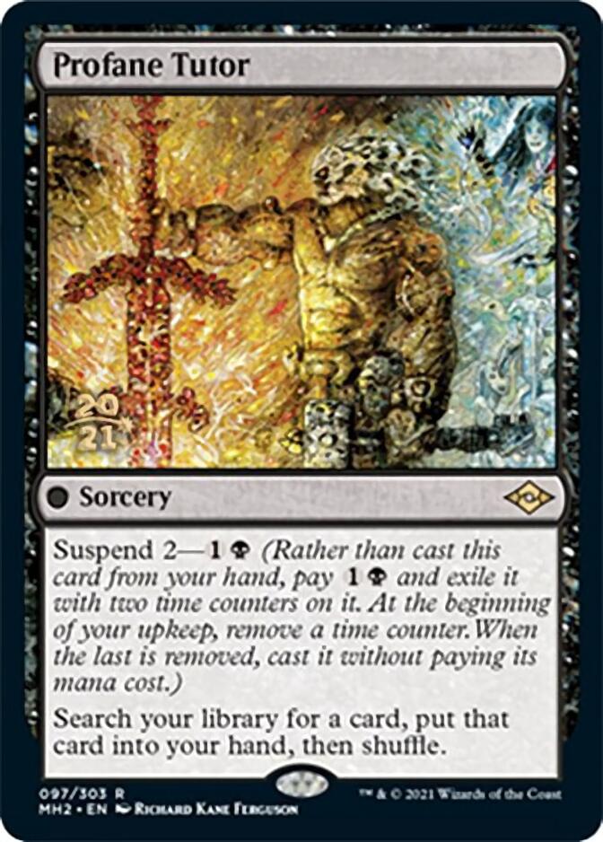 Profane Tutor [Modern Horizons 2 Prerelease Promos] | Devastation Store