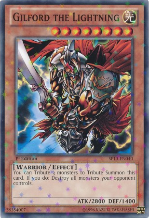 Gilford the Lightning [SP13-EN040] Starfoil Rare | Devastation Store