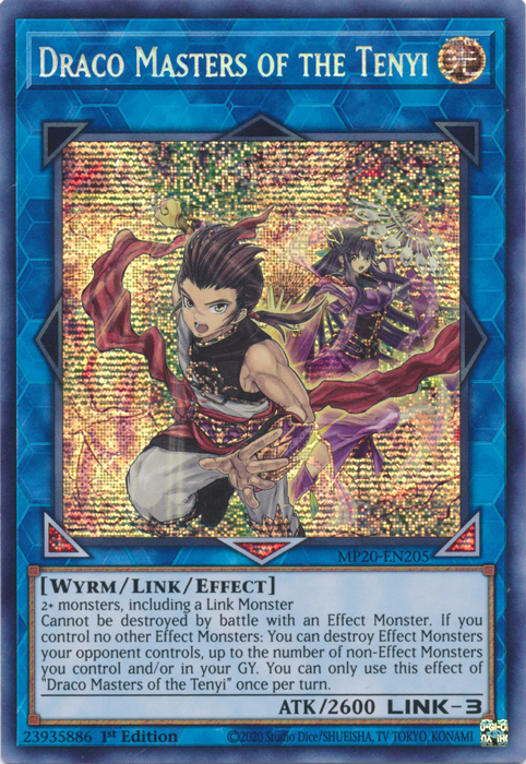 Draco Masters of the Tenyi [MP20-EN205] Prismatic Secret Rare | Devastation Store